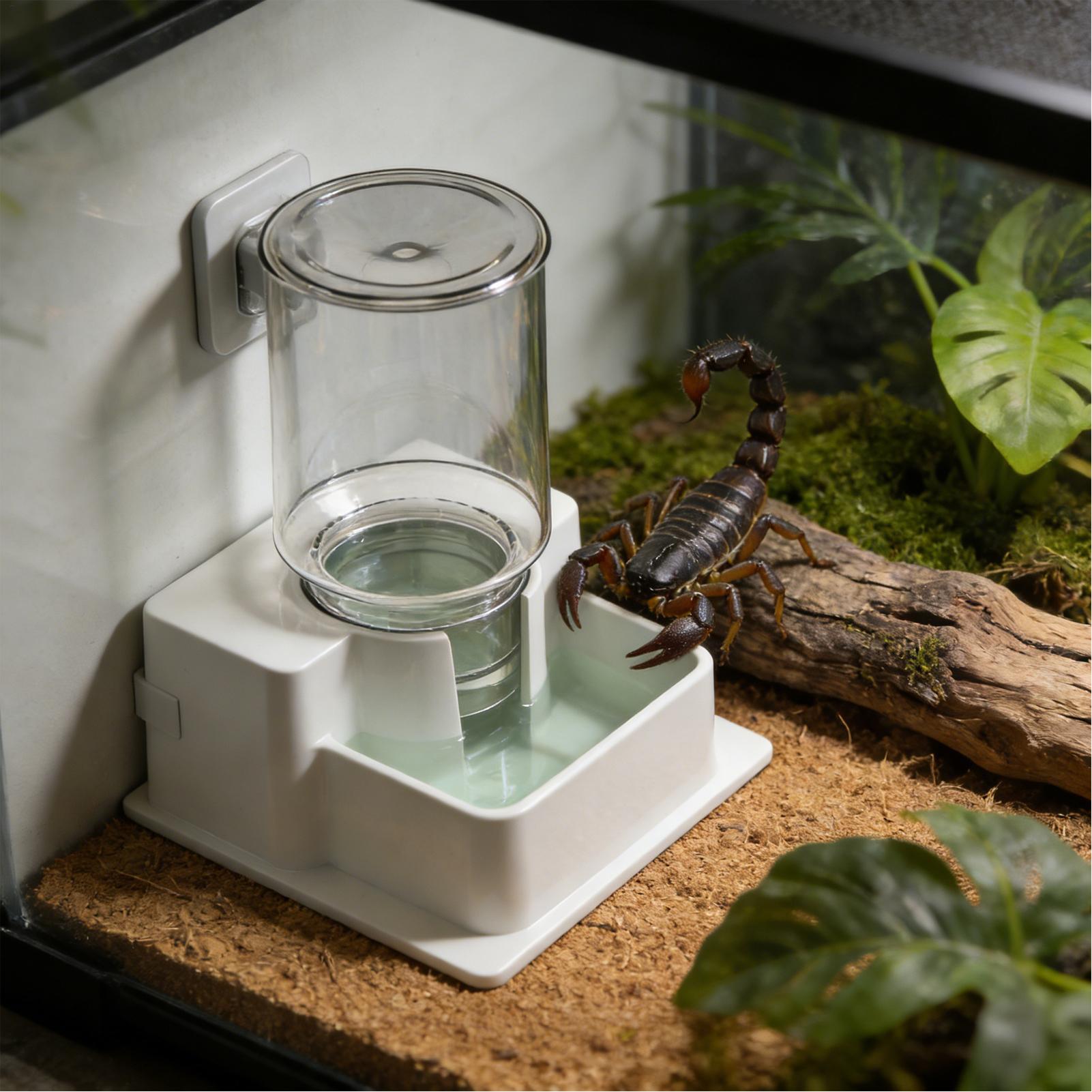 Water Dish Reptile - Bearded Dragon Water Fountain Automatic Terrarium