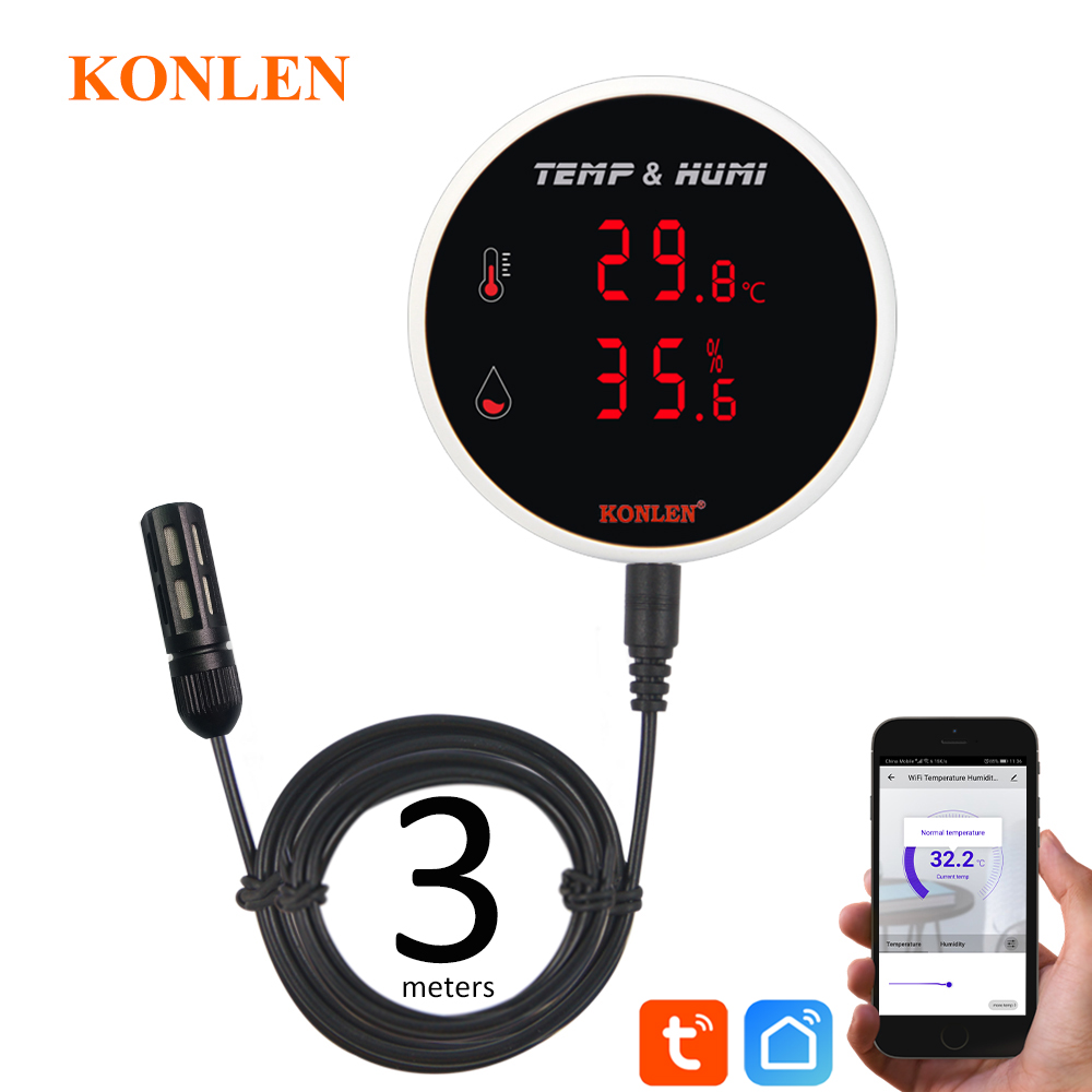 Tuya WIFI Temperature Humidity - Digital Hygrometer Probe review and price
