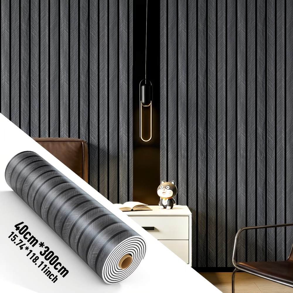 Self-Adhesive Wood Grain Wall  - Pvc Panel Background review and price