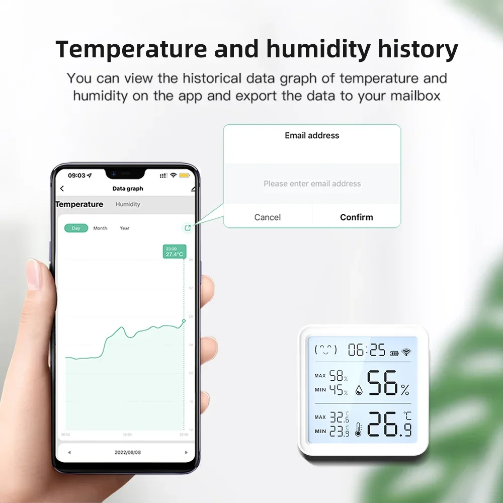 Tuya WiFi Temperature Humidity - Digital Hygrometer Probe review and price