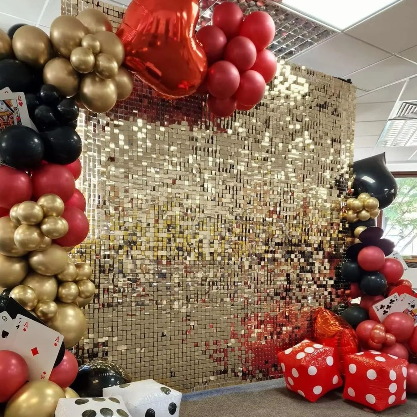 12pcs Light Gold Shimmer Wall  - Pvc Panel Background review and price