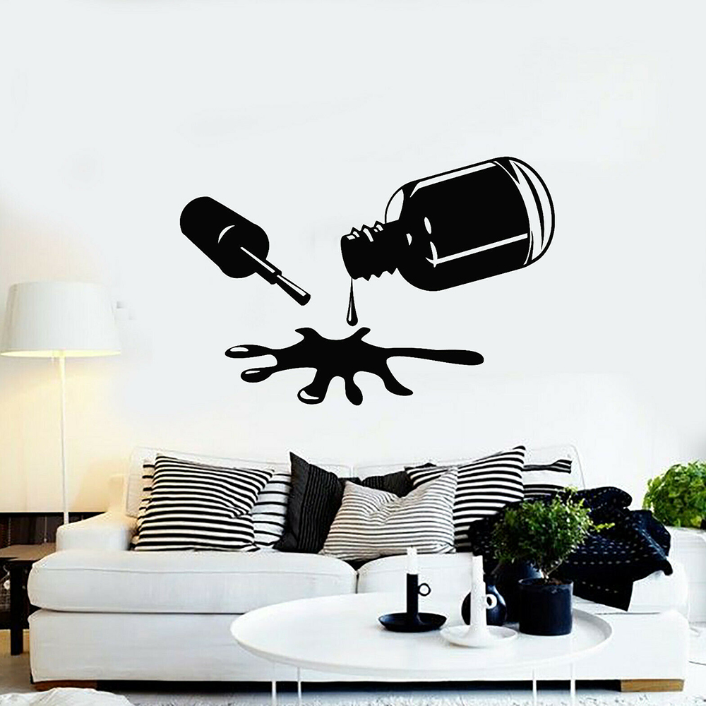 Nails Polish Wall Decals Bedro - Pvc Panel Background review and price