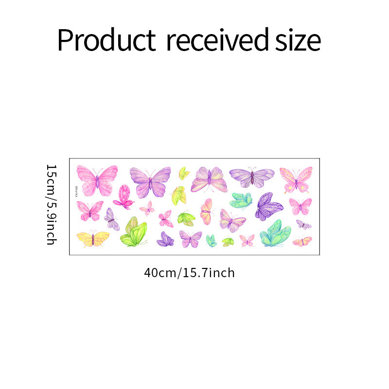 Romantic butterfly Wall Sticke - Pvc Panel Background review and price