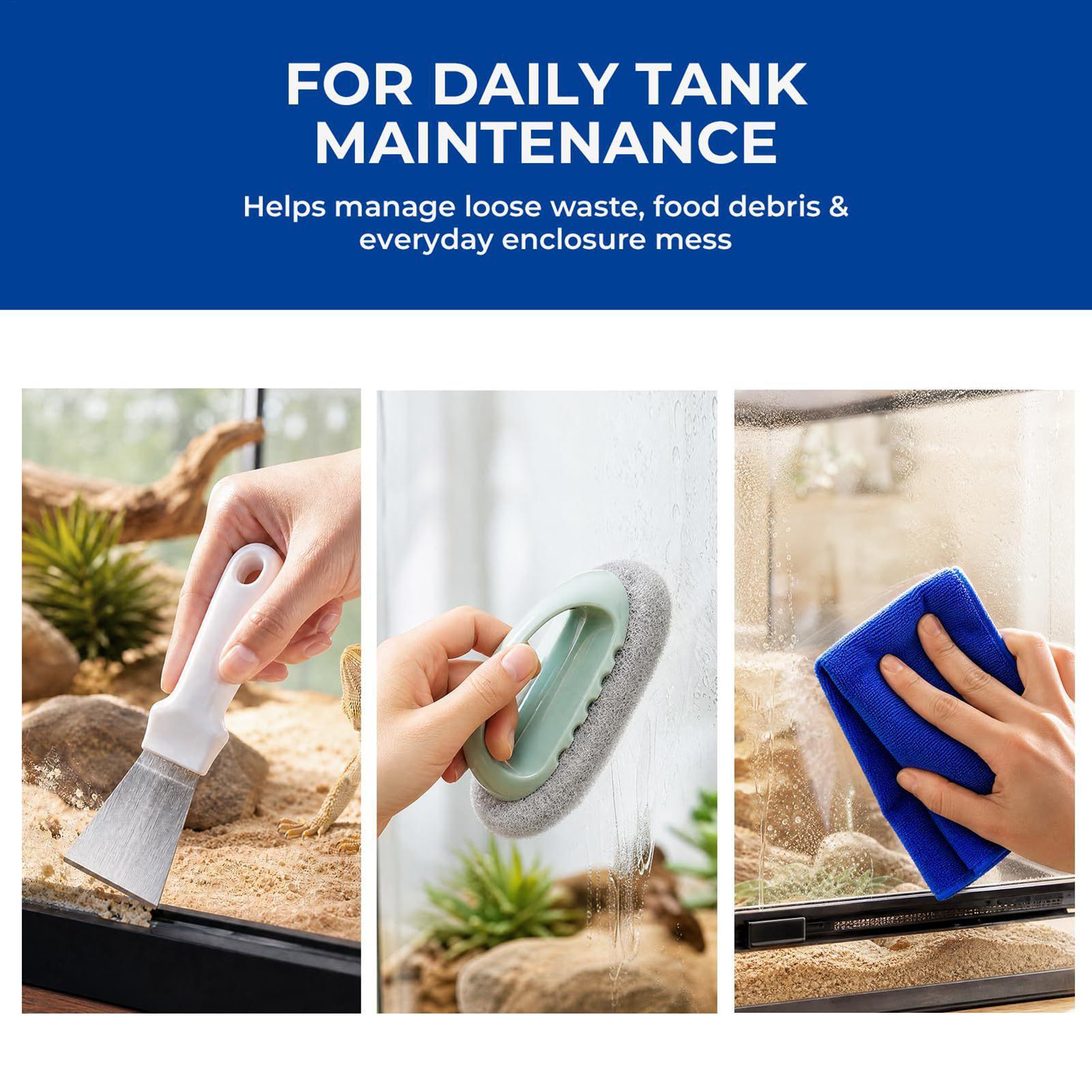 Reptile Tank Cleaning Kit With - Feeding Tong Stainless review and price