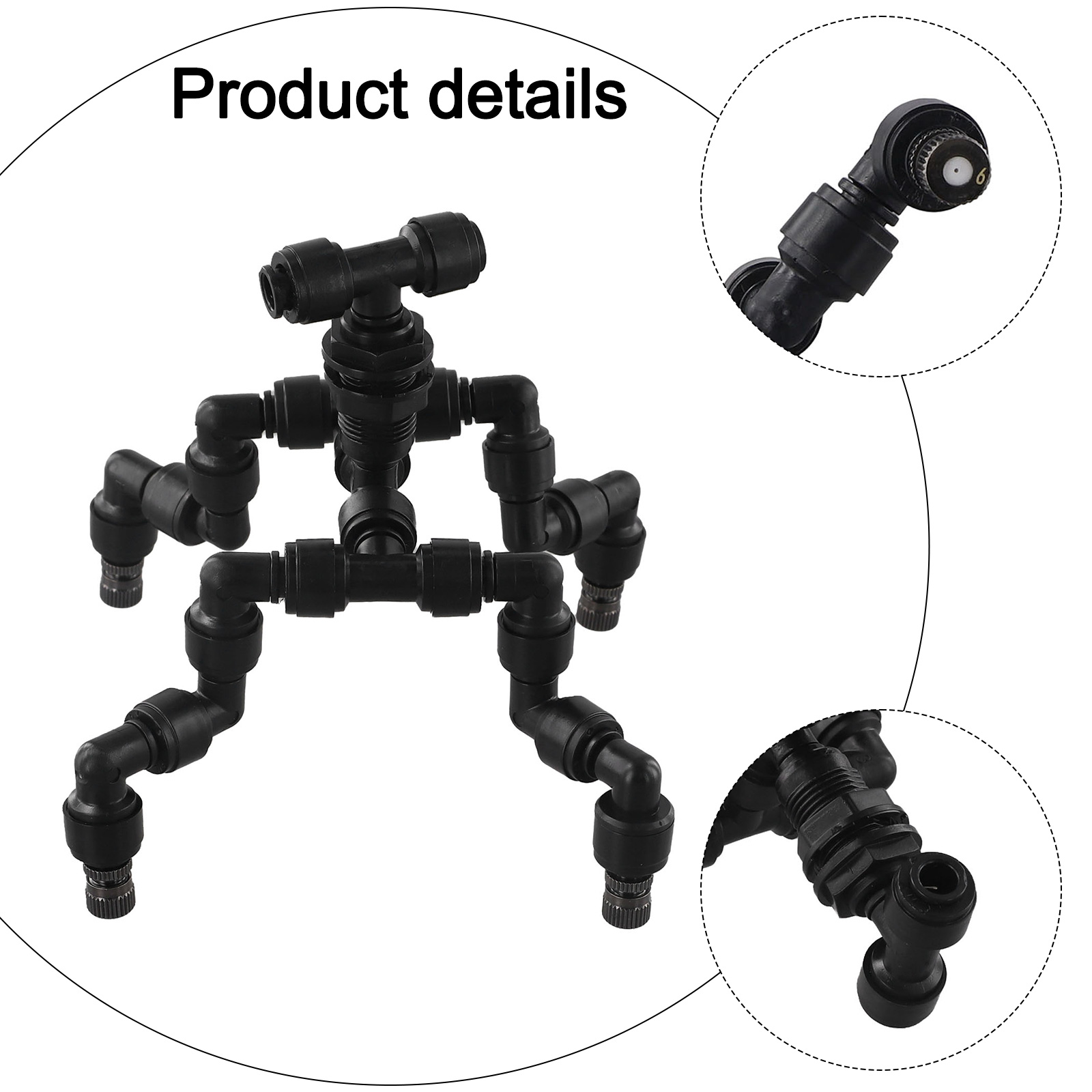 Black Plastic 360 Rotation Mis - Misting Nozzle Reptile review and price