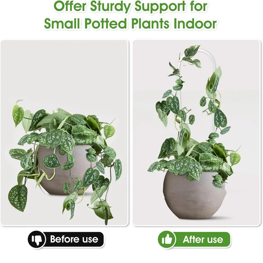 U Shaped Acrylic Trellis Suppo - Vine Climbing Plastic review and price