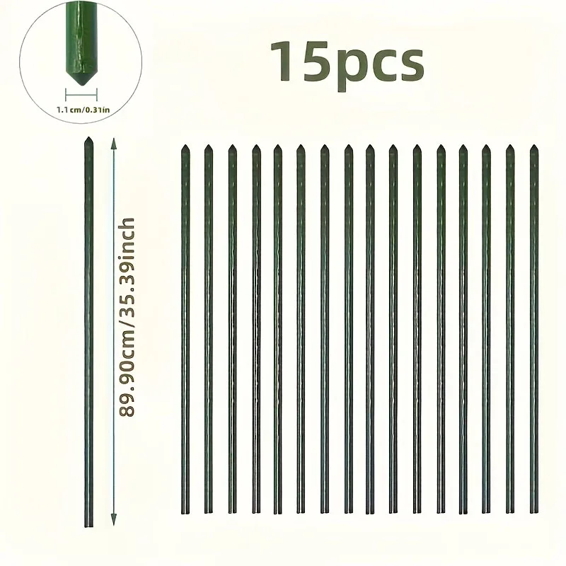 FFE---15Pcs Green Metal Plant  - Vine Climbing Plastic review and price